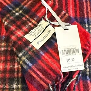 Lochmere Royal Stewart Red Tartan Scarf